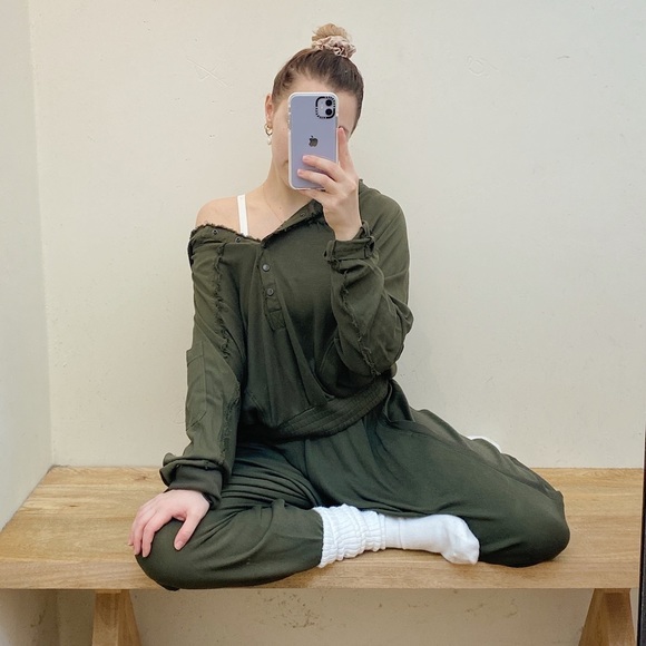 NWT FP Movement Windy Meadow Hoodie / Cargo Khaki - Picture 4 of 8